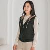Maribon Women Jacquard Hooded Zip Knit Vest Select 1 Type