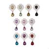 10x Rhinestone Pendant for Jewelry Making, Finding Supplies, DIY Necklace Bracelet Dangle, Hair