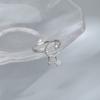 Elegant Unique Exquisite Charming Stylish Ventfille Genuine Copper Moon Tassel Opening Female Fashion Ins Ring Design