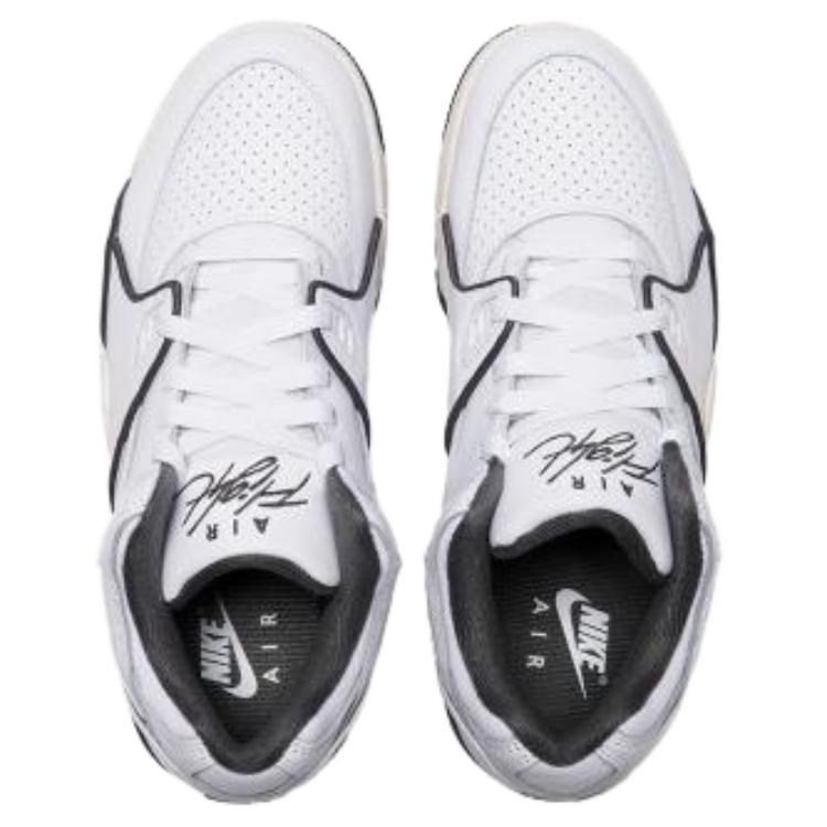 New Nike Air Flight 89 Cushioning, Abrasion Resistant, Breathable, Lightweight Low Top Vintage Basketball Shoes Men's White HJ4484-101