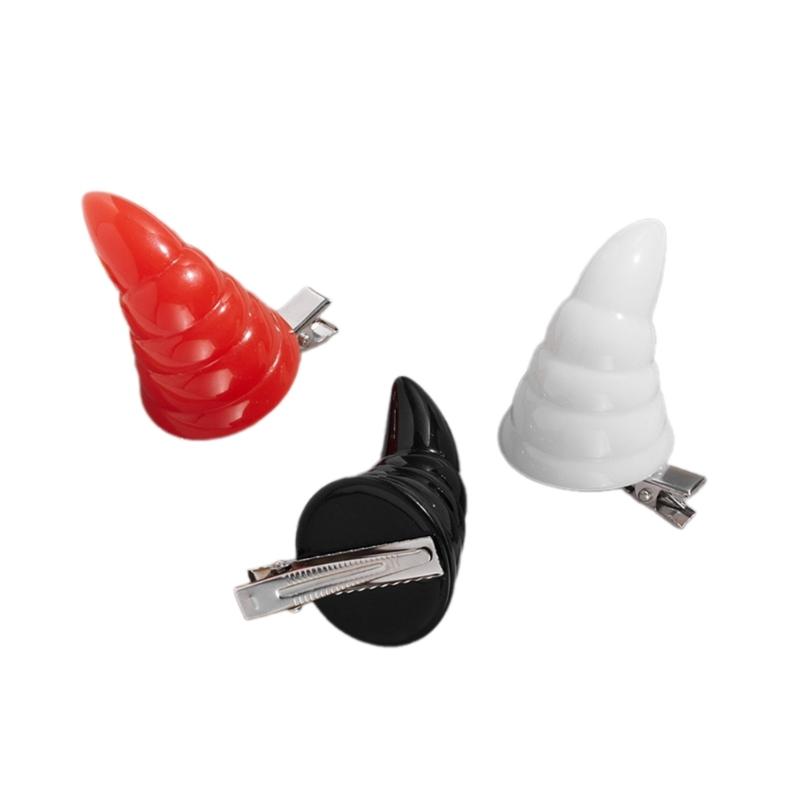 Rhinoceros Horn Headpiece Headdress for Carnivals Festival Halloween Hair Clip