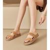 Thick-soled Drag Women's Model 2025 Summer New Retro Shoes Lazy Drag Open-toed Beach Cool Slippers Women's Versatile