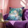Kawaii Singer Miku-S Pillow Case Square Double-Sided Sofa Cushion Cover Bedroom Bedside Pillow