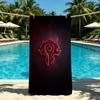 Game W-World of W-Warcraft Towel For Outdoor Camping Beach Towel Super Absorbent Quick-Drying Summer Towel