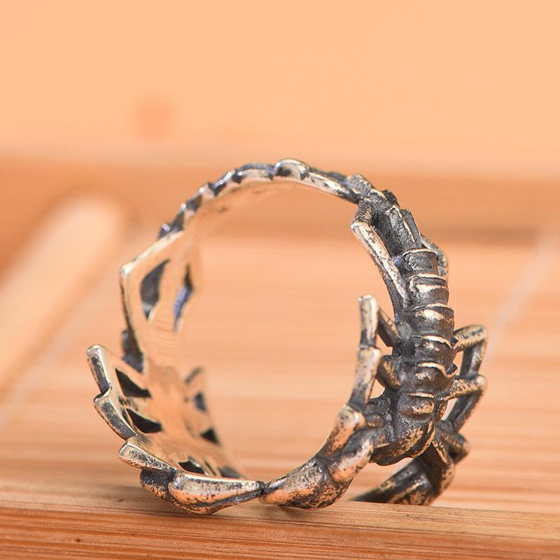 New Ring Men's Fashion Hip-hop Trendy Men's Scorpion Open Jewelry Gift