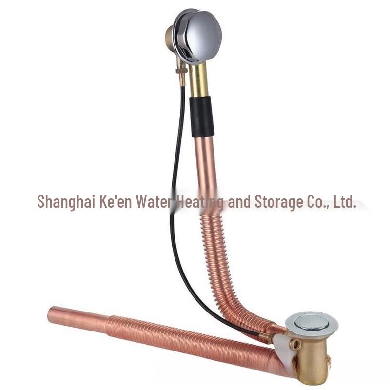 LANGZHIWEN Brass Rotary Bathtub Drain Kit
