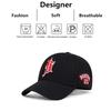 Unisex B Letter Side BOSTON Embroidery Baseball Caps Spring and Autumn Outdoor Adjustable Casual Hats Sunscreen Hat