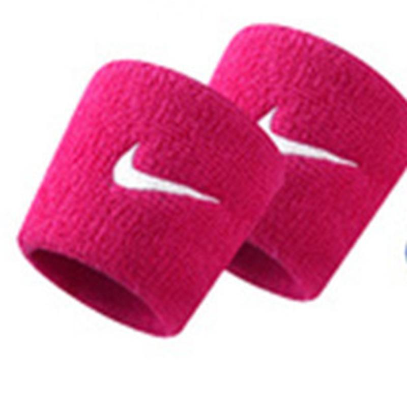 

2Pcs Cotton Sweat-absorbent Breathable Sports Wristband For Basketball Badminton Yoga Fitness рожевий червоний колір