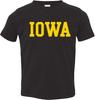 IOWA University Black Graphic Tee T-shirt