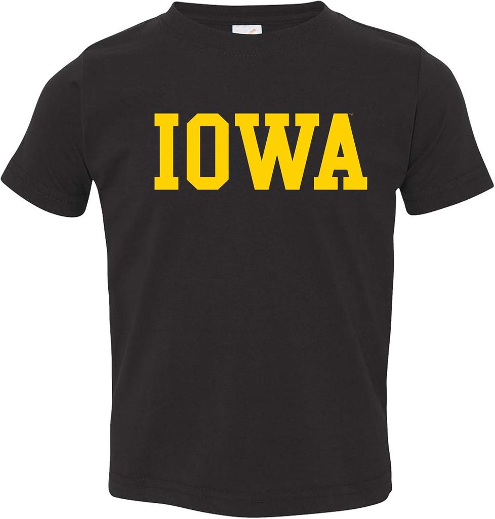 IOWA University Black Graphic Tee T-shirt