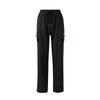Pantalon Décontracté Ample pour Femme – Pantalon Cargo à Séchage Rapide avec Cordon de Serrage