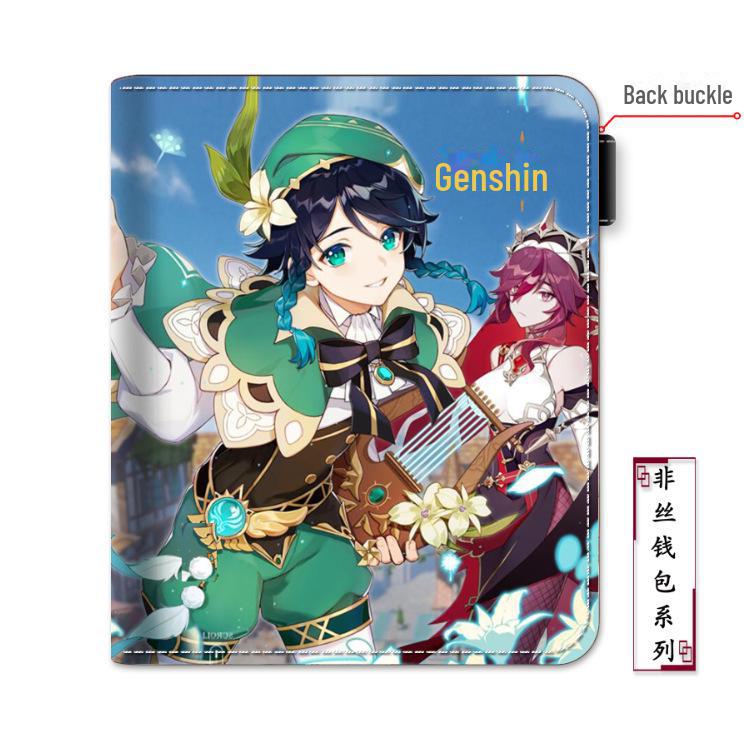 Genshin Impact Anime Game Wallet – Hochwertiges Peripherieprodukt