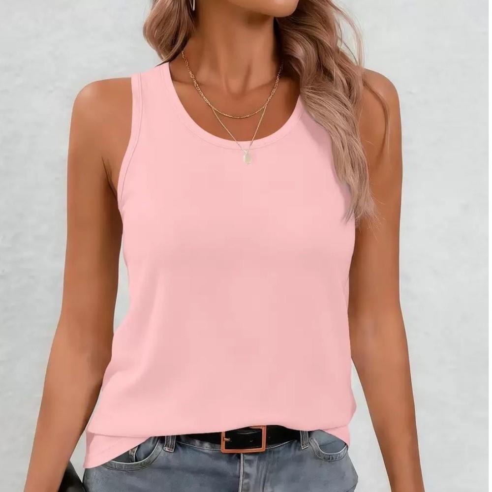 Breathable Women's Tank Top Sleeveless Slim Fit Cami Trendy Vest Top Running