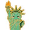 Decorative Brooch Cartoon Goddess Statue Design Zinc Alloy Brooch Pin Bag Sweater Suit Lapel Enamel Badge Outfit Accessory