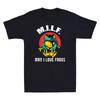 Vintage MILF Man I Love Frogs Funny Saying Frog-Amphibian Lovers Men's T-Shirt