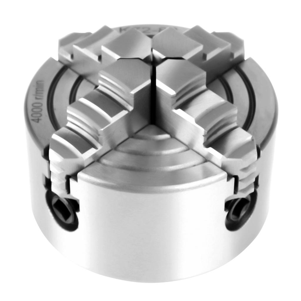 3inch K72-80 4-Jaw Independent & Reversible Jaw Metal Lathe Chuck Turning Machine Accessories