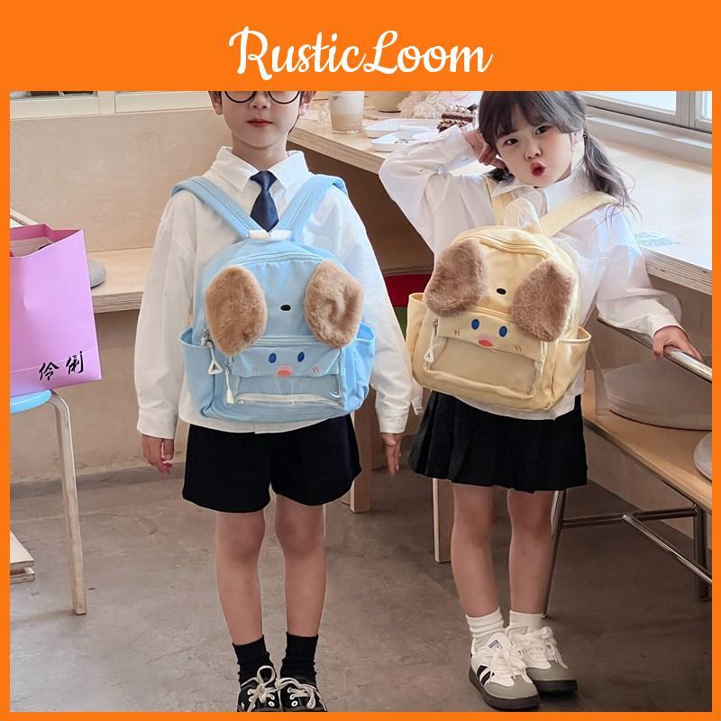 Cartoon Kids Dog Backpack Large Capacity Schoolbag Storage Book Bag Cute Gift