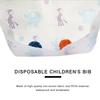 ZXR.Elwood 20pcs Saliva Towel Baby Cartoon Bib Single Use Infant Feeding Dining Apron Newborn Kid Dining Bib