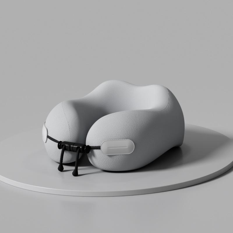 Reise Nackenkissen Memory Foam Kissen für Flugzeug Auto Büro Stützende Zervikale Nackenstütze mit Waschbarem Bezug