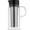 Cold Brew Coffee Maker Reusable Glass Pitcher with Lid Sun Tea for Kitchen