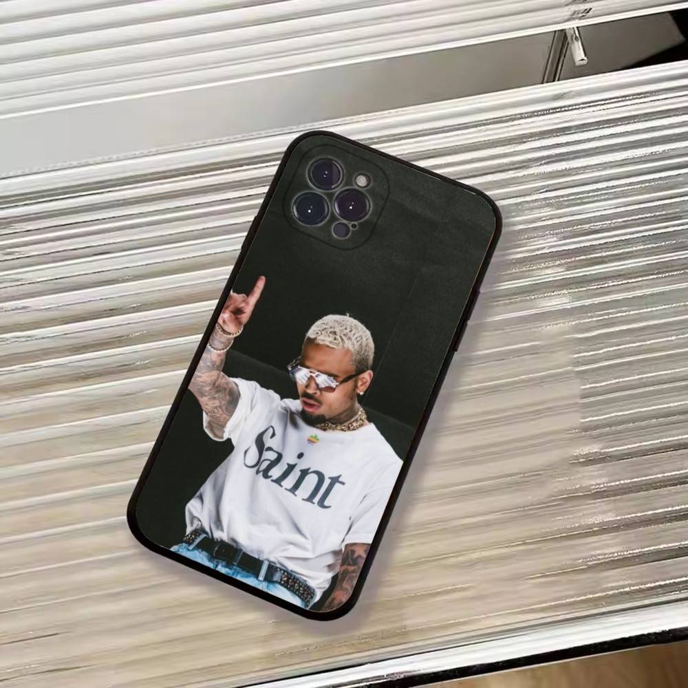 R&B Singer C-Chris Brown Phone Case Silicone Soft For IPhone 17 16 15 14 13 12 11 X XR Plus Pro Max Plus