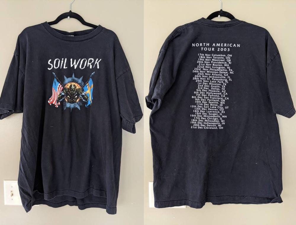 Soilwork North America Tour 2003  Full Size S-5XL Unisex T-Shirt XL