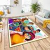 Halloween cartoon comedy adventure movie Scooby-Doo carpet is suitable for living room and bedroom doormats office balcony decorative carpet V5