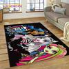 Cartoon Monster High Draculaura Vampire Rug Carpet for Living Room Bedroom Home Decor,Non-slip Decoration for Sofa Doormat Gift