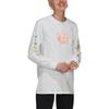 Adidas Originals GRAPHIC LS TEE T Shirt Women's White (Unisex) T-Shirts HN6339