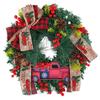 Christmas Truck Bow Door Hanger – Festive Holiday Decoration