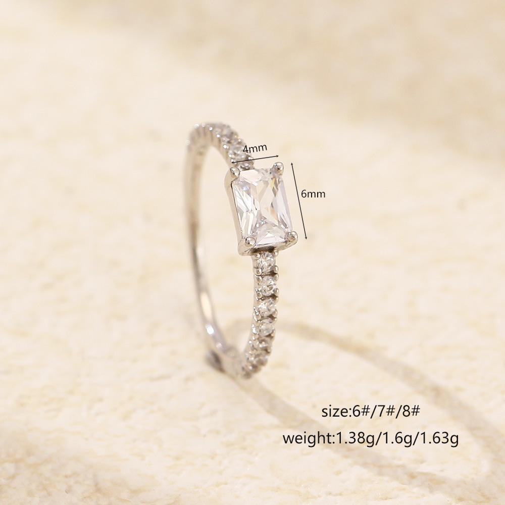 S925 Sterling Silver Zirconia Paved Wedding Ring - High-End Gift for Girlfriend or Anniversary