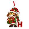 Christmas Cute Pet 2D Acrylic Hanging Ornament for Holiday Tree Decor