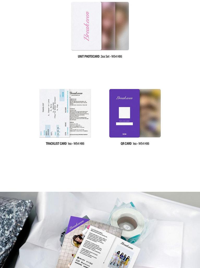 [PRE-ORDER] ILLIT - 5th Mini Album - BREAK EVEN (Weverse Albums Ver.)