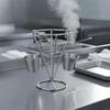 French Fry Cone Holder American Design French Fry Holder Wire Cone Basket Long-Lasting Metal Appetizer Stand Sturdy Construction