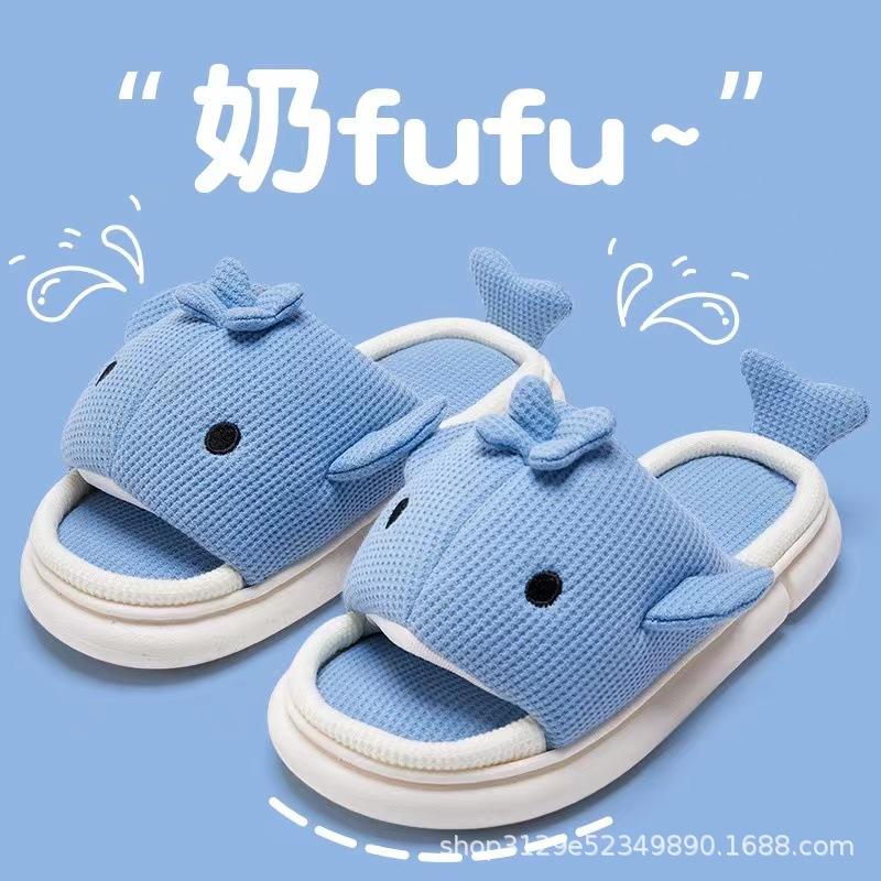 

Cute cartoon breathable sweat absorbing home soft soled slippers 36