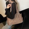 Women Retro Soft Leather Tote Bag Large Capacity Shoulder Handbag Vintage Multi-Pocket Work Shopping Crossdbody Bags