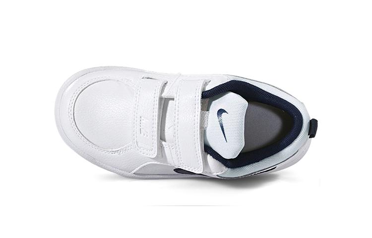 Nike Pico 4 TDC Cushioning, Wear Resistant Low Top Skateboard Shoes Blue White Infant And Toddler 454501-101