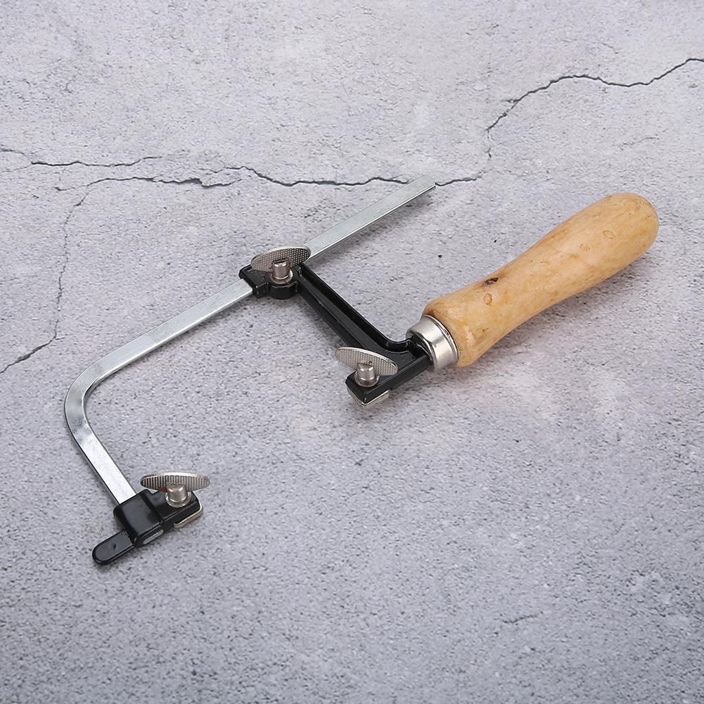 Portable Saw Bow DIY U shaped Saw Bow Jewelry Craft Making Processing Tool(Fixed )