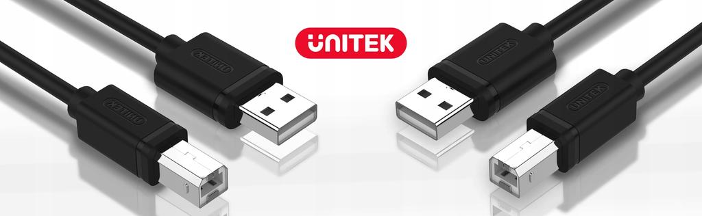 Kabel Unitek Y-C421GBK USB 2.0 AM-BM, 5m
