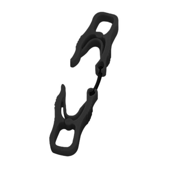 

Зажим для перчаток Износостойкий Компактный дизайн Многоцелевой Утолщенный Увеличенный А-образный зажим Защита от падения Работа чёрный