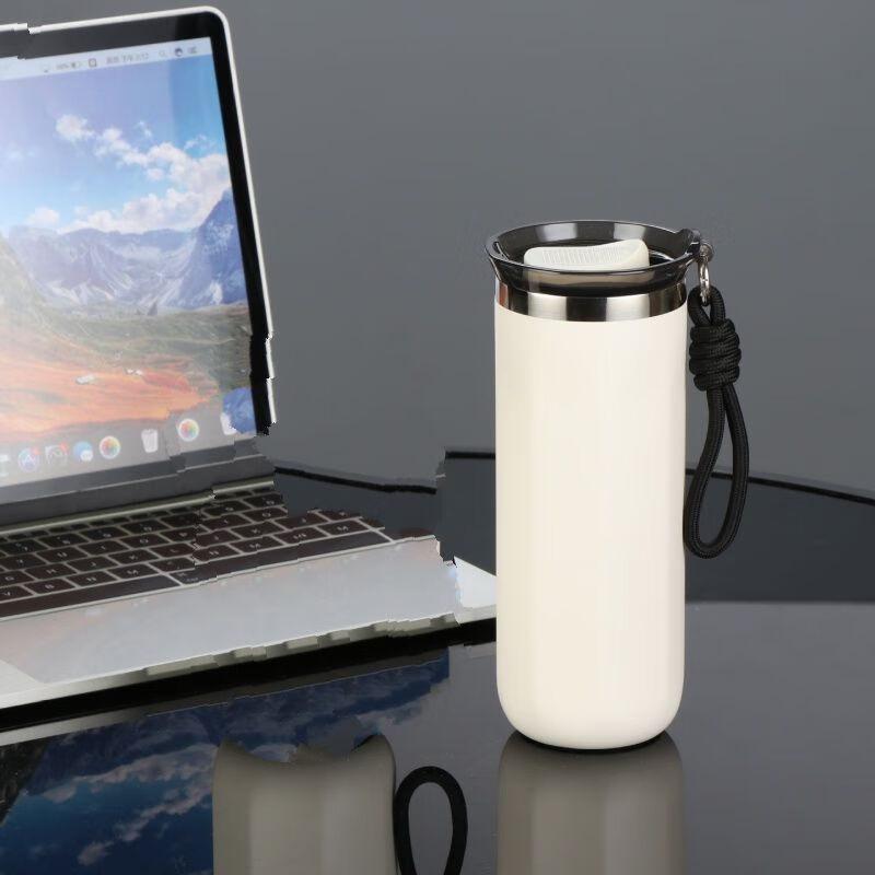 ZISIZ Stainless Steel Insulated Mug with Handle