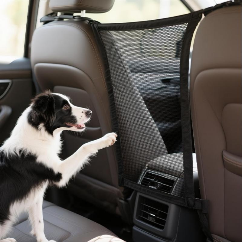Car Trunk Fence Pet Dog Cat Isolation Protective Net Sturdy Durable Elastic Isolation Nets Pets Safety Fence For Any Vehicle