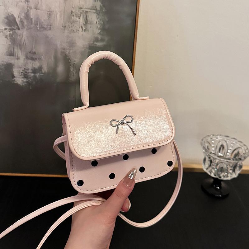 2025 Summer New Bow Bag Korean Version Personalized Ins Women's Handbag Fashionable and Simple Shoulder Oblique Span Bag