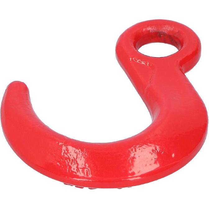 6500lb Lifting Hook, Large Opening Alloy Steel Crane Hoist Hook Lifting Parts for Construction Engineering
