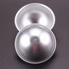 Set Of 50 Hemispheres Baking Molds Silver Aluminum Cake Tins for Wedding Cakes and Mousses Puddings Bakewares