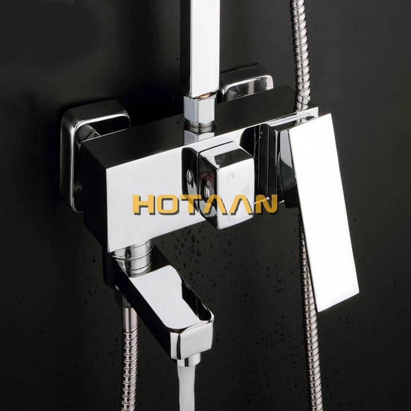 . Bathroom Mixer Bath Tub Copper Mixing Control Valve Wall Mounted Shower Faucet concealed faucet YT-5356