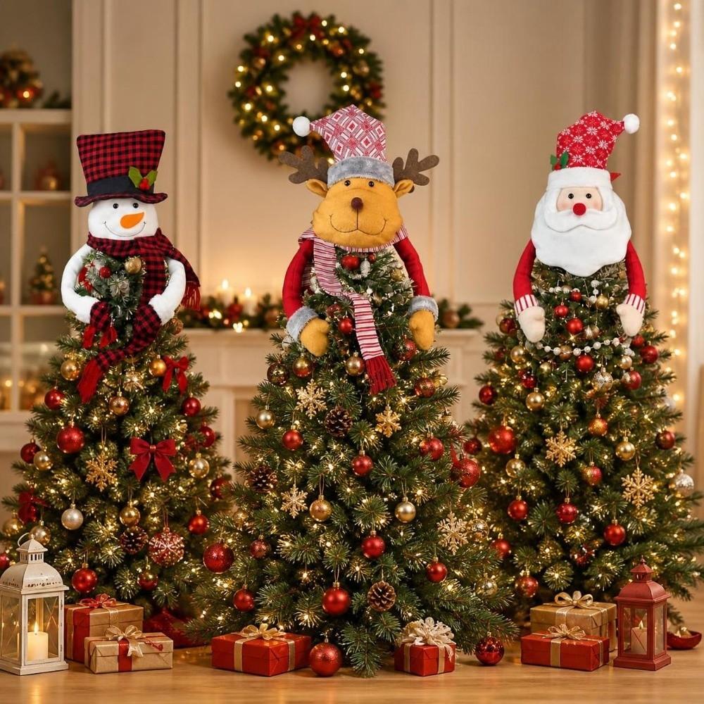 Large Size Snowmen Hugger Ornaments Scarf Design Xmas Tree Ornaments  Home Decor