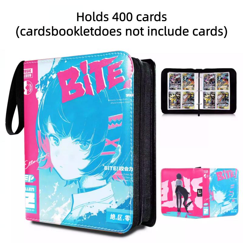 400pcs/900pcs Zenless Zone Zero Card Album Book Folder Anime Collections Zipper Cards Binder Holder Toy Gift