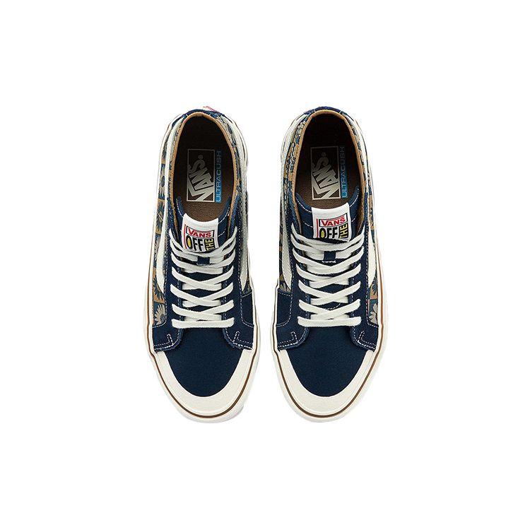 Vans Sk8 Print High-Top Skate Shoes Unisex Sneakers Blue Multicolor VN0A3MV1A5A