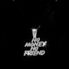 European and American New Product Full Diamond Letter NO MONEY NO FAIEND Hip Hop Personalized Alloy Pendant Cuban Chain